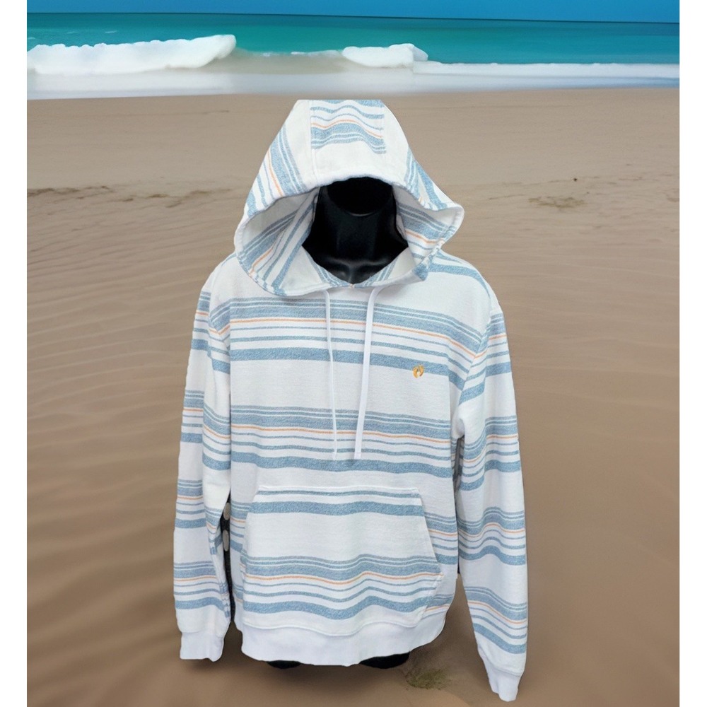 Hang Ten Men's Small Baja Pullover Fleece Beach Vibes Surfer Sports